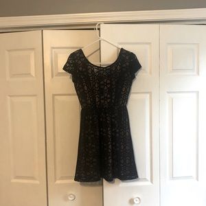 Black lace dress